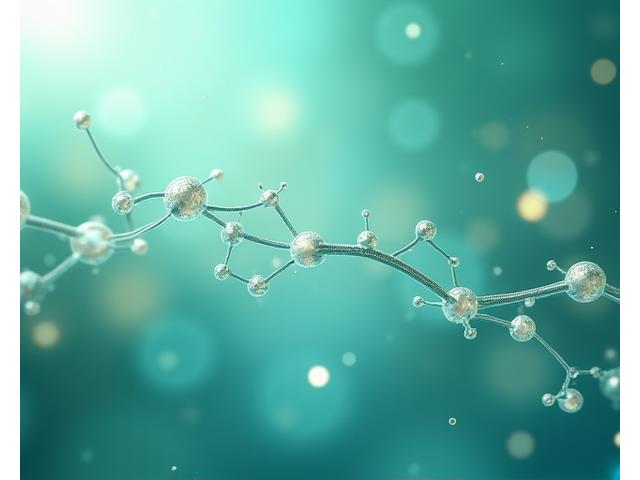 Scientific illustration of hormones or cellular structures, presented cleanly to represent advanced wellness protocols.